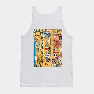 Graffiti Tags Street Urban Art Stickers NYC Tank Top